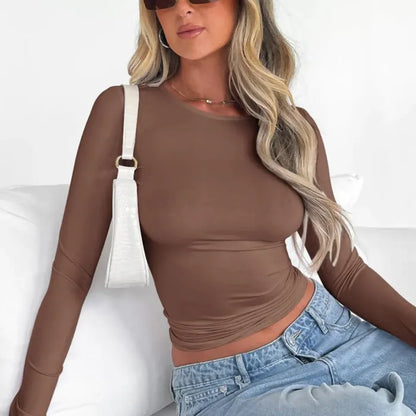 Long Sleeve Crop Tee