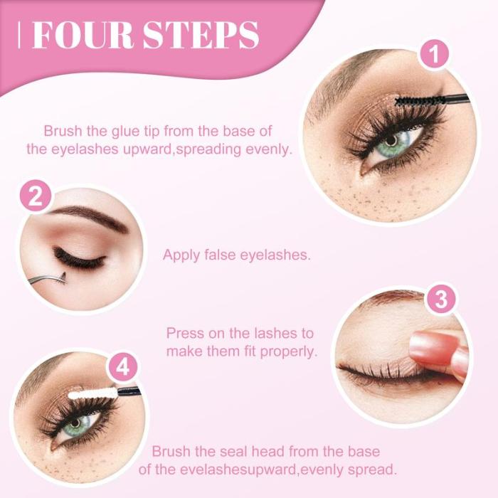 Fluffy & Natural Eyelash DIY Extension Set