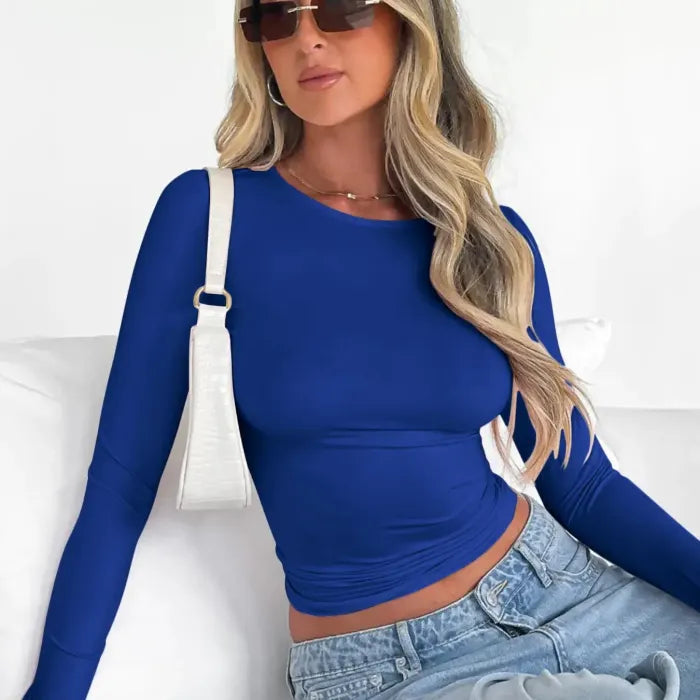 Long Sleeve Crop Tee