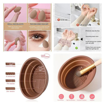 54pc Makeup Brush & Sponge Kit