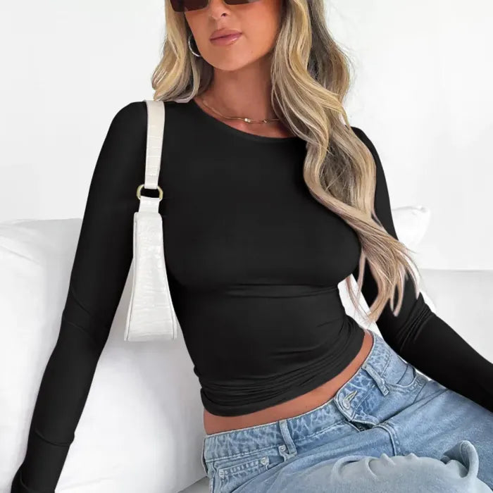 Long Sleeve Crop Tee