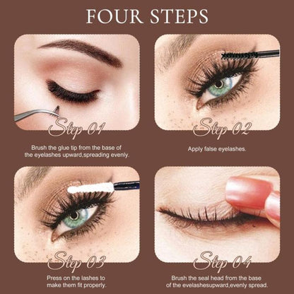 Fluffy & Natural Eyelash DIY Extension Set