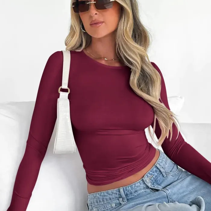 Long Sleeve Crop Tee